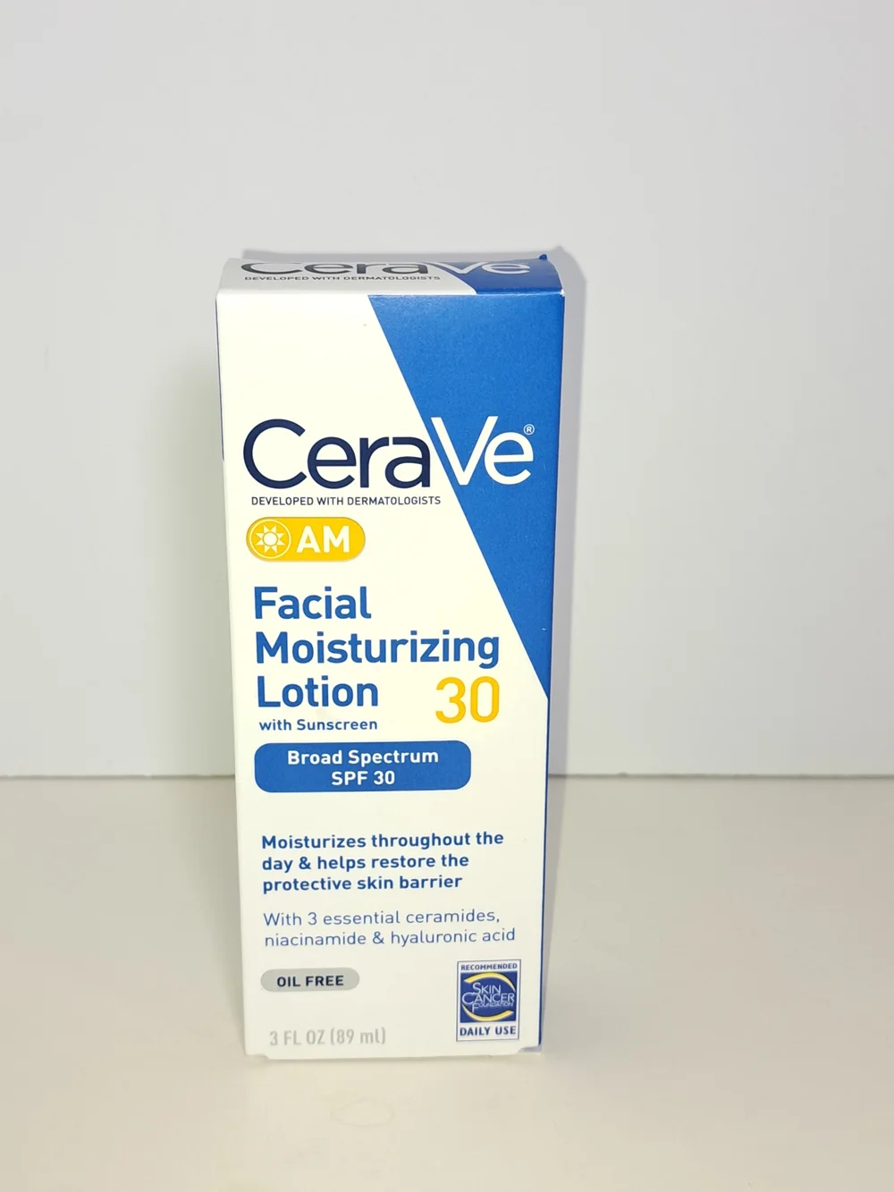 CeraVe AM Facial Moisturizing Lotion SPF 30 New In Box